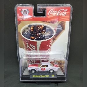 M2 Coca-Cola 1972 Chevrolet Camaro Z/28 1:64 Die-cast Collectible Car 2021
